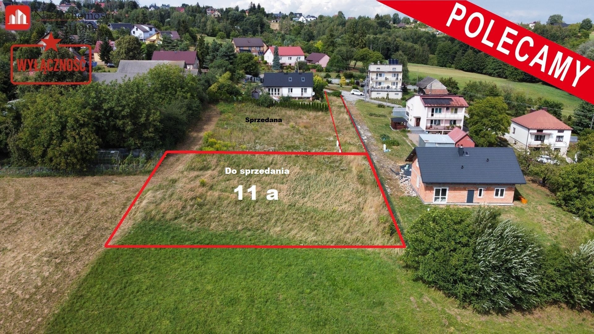 Dzialka  na sprzedaż Wieliczka (gw), Chorągwica, 1107.00m², oferta STR-GS-3107