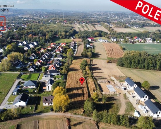 Dzialka  na sprzedaż Niepołomice (gw), Zagórze, 800.00m², oferta STR-GS-3134