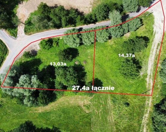 Dzialka  na sprzedaż Biskupice (gw), Zabłocie, 2740.00m², oferta STR-GS-3136